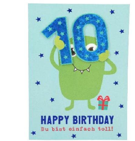 Karte zum 10.Geburtstag für Jungen Karte zum 10.Geburtstag für Jungen