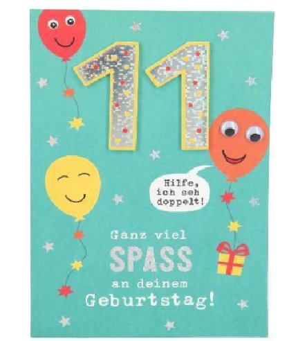 Karte zum 11.Geburtstag Karte zum 11.Geburtstag