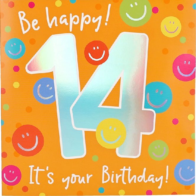 Musikkarte zum 14.Geburtstag Musikkarte zum 14.Geburtstag