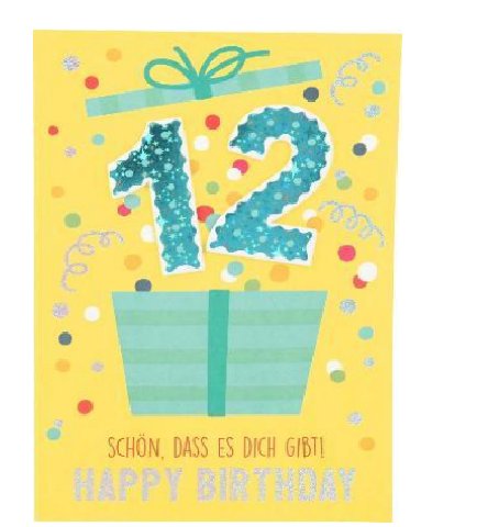 Karte zum 12.Geburtstag Karte zum 12.Geburtstag