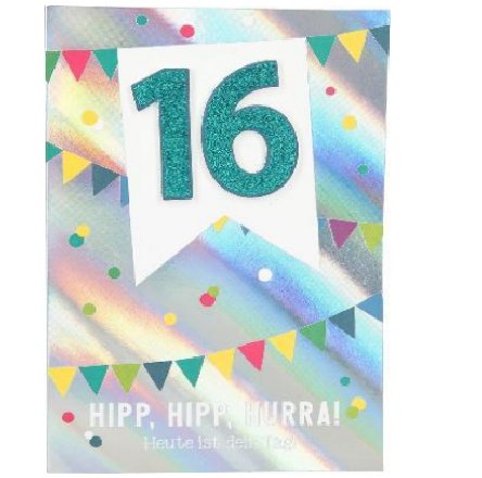 Karte zum 16.Geburtstag Karte zum 16.Geburtstag