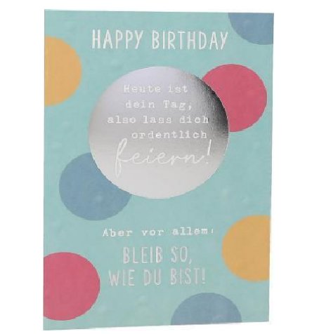 Karte zum Geburtstag - Happy Karte zum Geburtstag - Happy