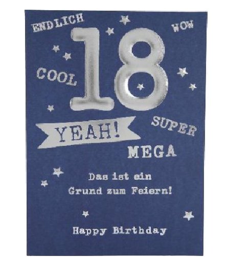 Karte zum 18.Geburtstag Karte zum 18.Geburtstag