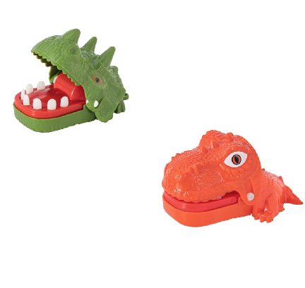 Dino Fingerbeißer rot oder grün