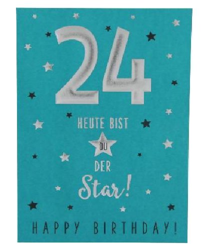 Karte zum 24.Geburtstag Karte zum 24.Geburtstag