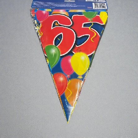 Wimpelkette zum 65.Geburtstag