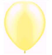 Rundballon-100 Perlfarbe LIMONE