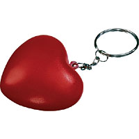 Schlüsselanhänger Herz, 4 Stück