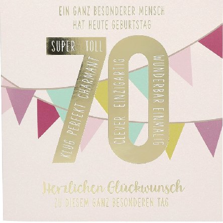 Musikkarte zum 70.Geburtstag Musikkarte zum 70.Geburtstag