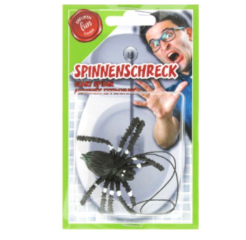 Spinne mit Saugnapf