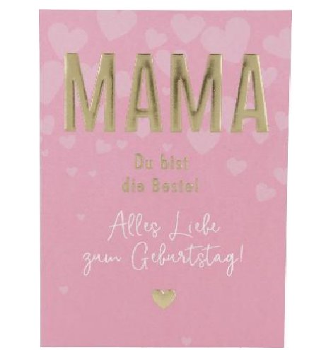 Karte zum Geburtstag für Mama Karte zum Geburtstag für Mama