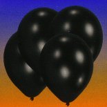 Halloween 25x Rundballons,schwarz