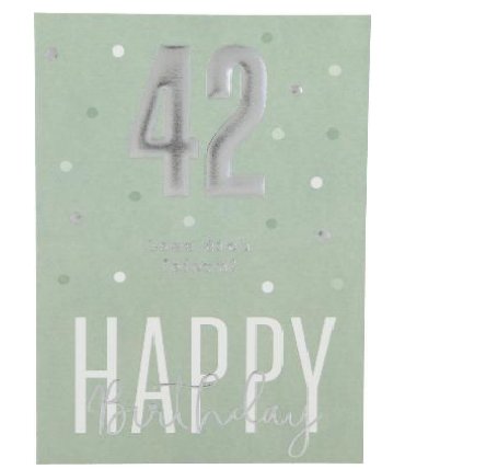 Karte zum 42.Geburtstag Karte zum 42.Geburtstag