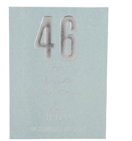 Karte zum 46.Geburtstag Karte zum 46.Geburtstag