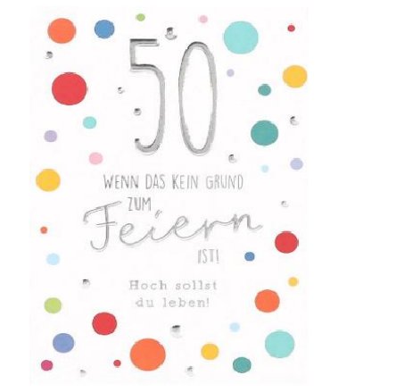 Karte zum 50.Geburtstag Karte zum 50.Geburtstag
