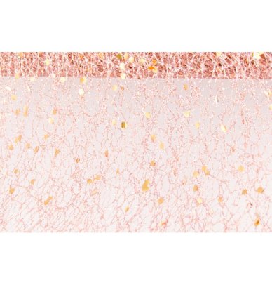 Tischläufer rosegold glitter 10cm x 5m