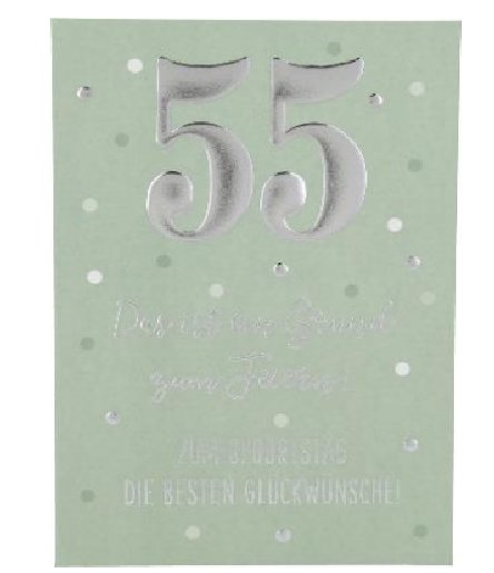 Karte zum 55.Geburtstag Karte zum 55.Geburtstag