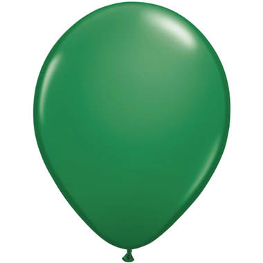 Dunkelgrüner Ballon Metallic 30cm - 10 Stück
