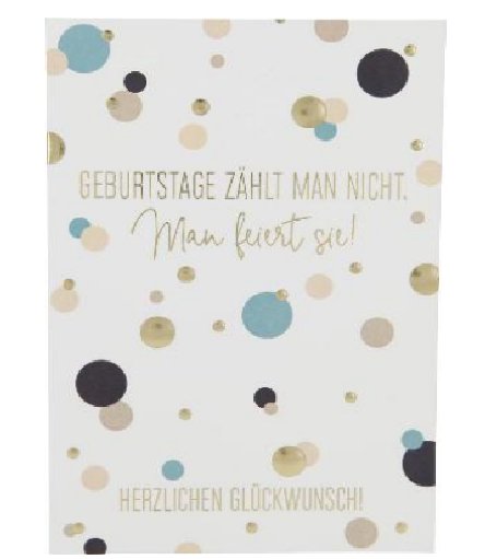Karte zum Geburtstag Karte zum Geburtstag