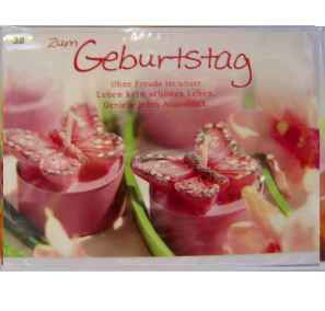 Glückwunschkarte - Geburtstag