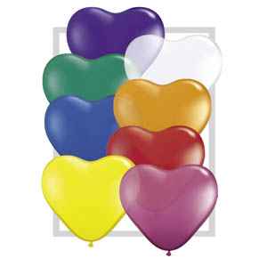 Hochzeit - 100 Herzballons, bunt