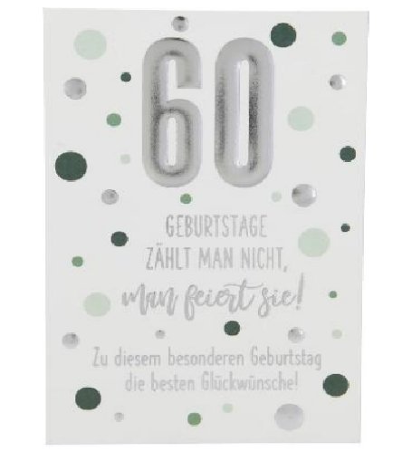 Karte zum 60.Geburtstag Karte zum 60.Geburtstag