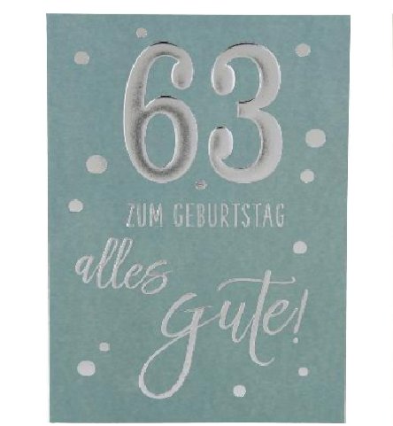 Karte zum 63.Geburtstag Karte zum 63.Geburtstag