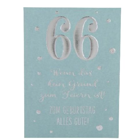Karte zum 66.Geburtstag Karte zum 66.Geburtstag