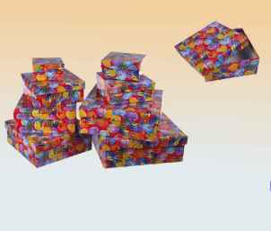 Geschenkkartonage Happy Birthday 8 er Set