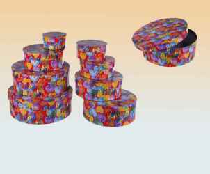 Geschenkkartonage Happy Birthday 8 er Set