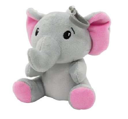 Elefant als Ballongewicht, rosa Elefant als Ballongewicht, rosa