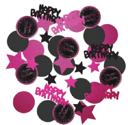 Konfetti Starlight Geburtstag,pink, 34g
