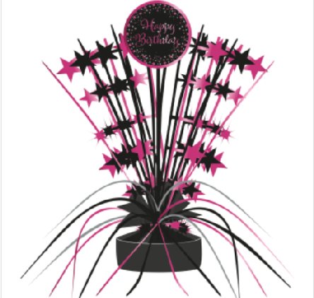 Tischdekoration Starlight Geburtstag,pink Tischdekoration Starlight Geburtstag,pink