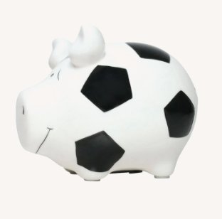 Sparschwein - Fußballschwein