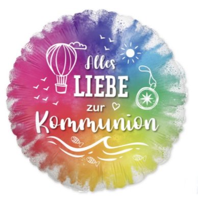 Alles Liebe zur Kommunion Ballon