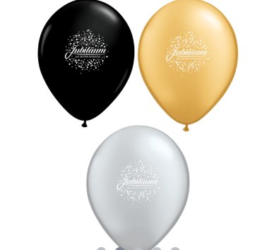 Zum Jubiläum die besten Wünsche Ballons