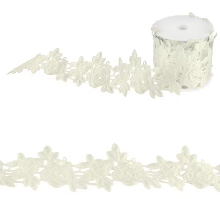 Rosenrankenband 5m, creme