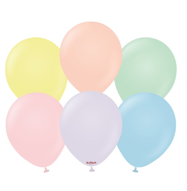 Pastell Luftballons Sortiment, 25 Stück