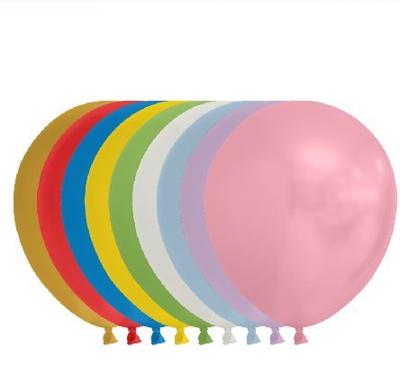 Luftballons 100 Stück Pearl Metallic, 13 cm