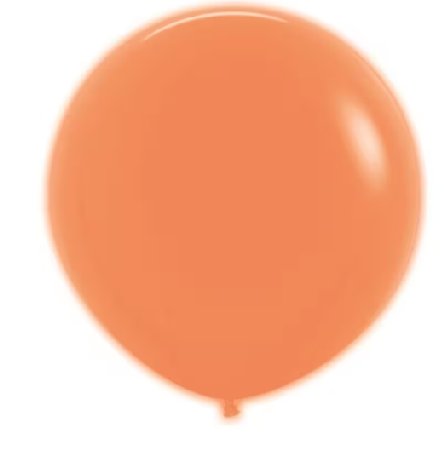 Neon Orange Latexballon, 3 Stück Neon Orange Latexballon, 3 Stück
