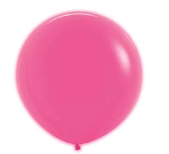 Neon Pink Latexballon, 3 Stück Neon Pink Latexballon, 3 Stück