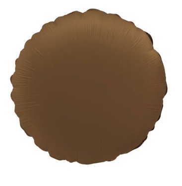 Folienballon Rund Choco Brown, 45 cm Folienballon Rund Choco Brown, 45 cm