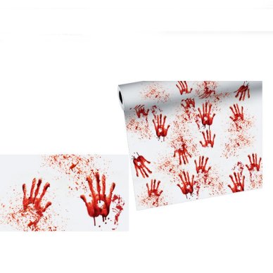Geschenkpapier Blutige Hände