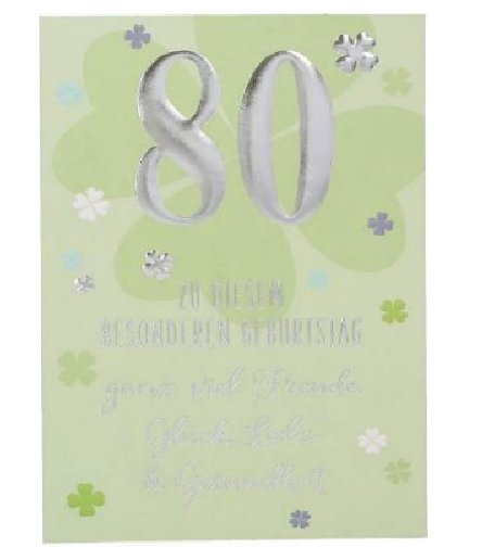 Karte zum 80.Geburtstag Karte zum 80.Geburtstag