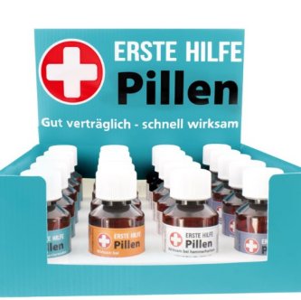 Erste Hilfe Pille im Glas - Smartphone