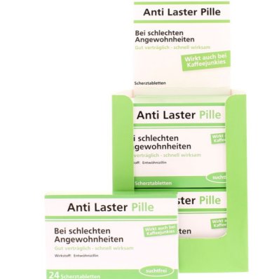 Scherztablette - Anti Laster Pille