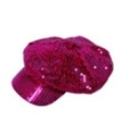 Disco - Pailetten Pink Cap