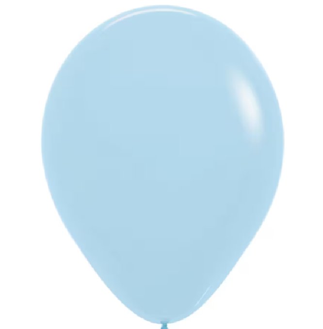 Luftballon Hellblau rund 30 cm, 10 Stück Luftballon Hellblau rund 30 cm, 10 Stück