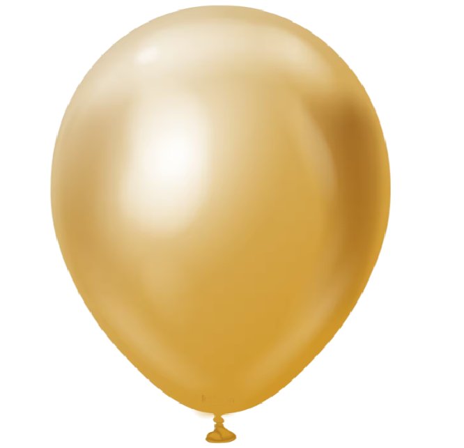 Luftballon Gold rund 30 cm, 10 Stück Luftballon Gold rund 30 cm, 10 Stück