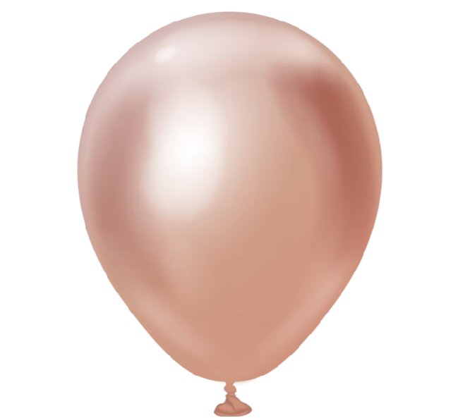 Luftballon Rosegold rund 30 cm, 10 Stück Luftballon Rosegold rund 30 cm, 10 Stück
